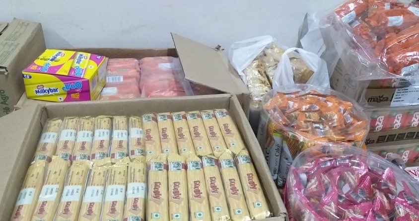 We Distributed packages of goodies and food item to residents of the old age home &amp; Kids of Orphanage which includes waffles, biscuits, meal starters, Biriyani, Sweet Dishes &amp; much more. 

#HBDEricaFernandes #EricaFernandes <a href="/IamEJF/">Erica J Fernandes</a>