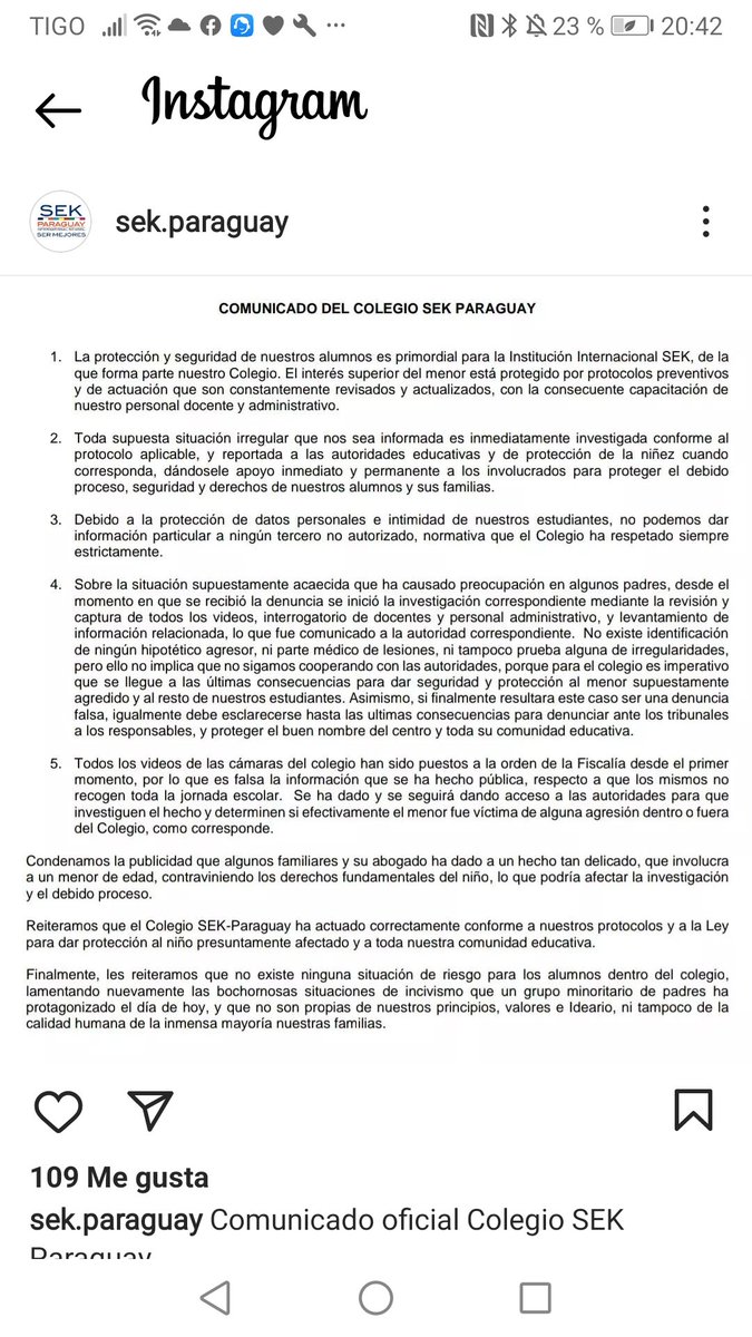 Disculpen...
Pwro se pueden ir bien a la puta los directivos  del colegio <a href="/SEKParaguay/">SEK Paraguay</a> 
Asqueante nota. Basta de apañar y ser clasistas!