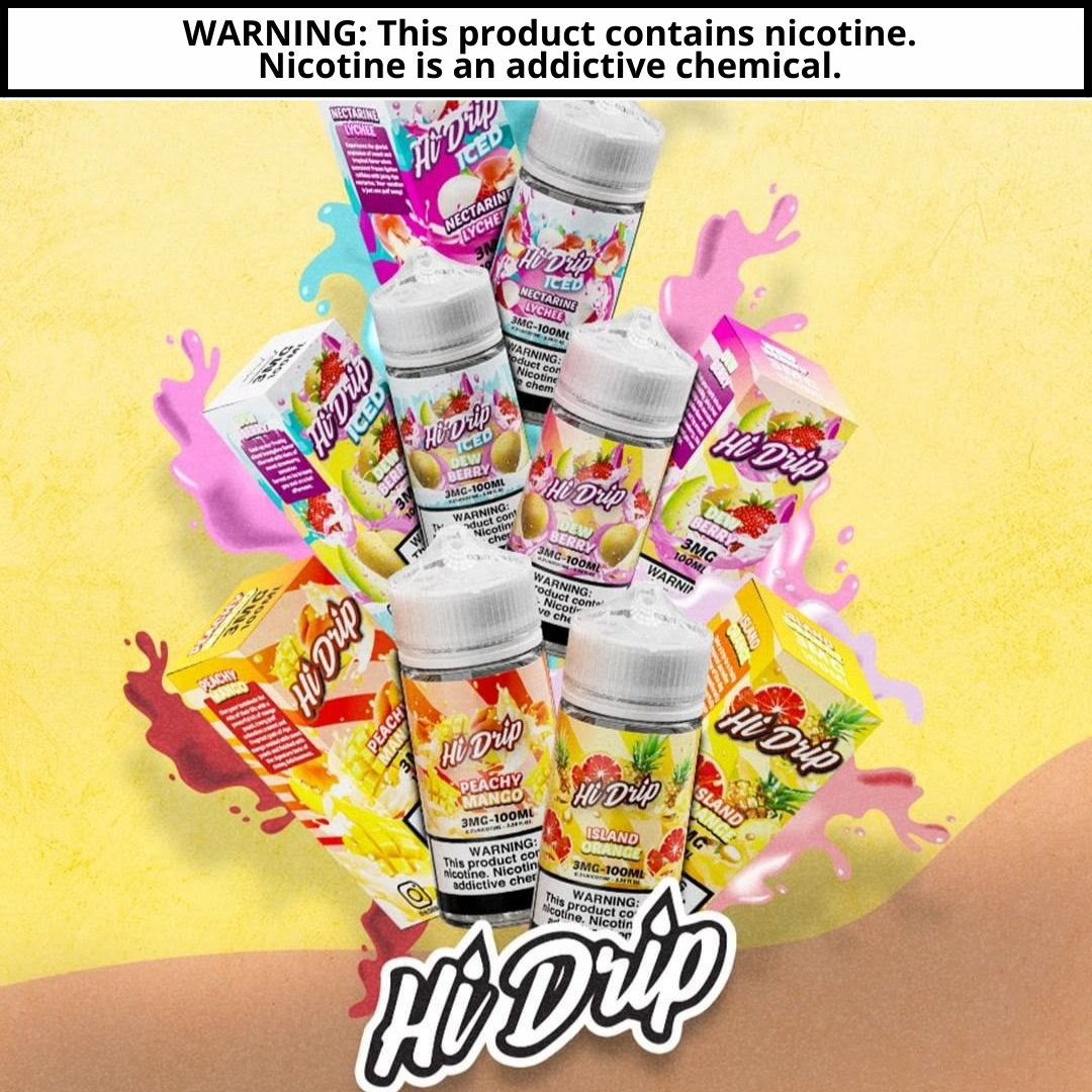 EightVape's tweet photo. #HiDrip E-Juice brings you the best and tasty fruity flavors around. Try these premium #eliquids today!
https://t.co/YlkEZ1ptAG #fridaymood #friyay https://t.co/u4wGzV9ayu