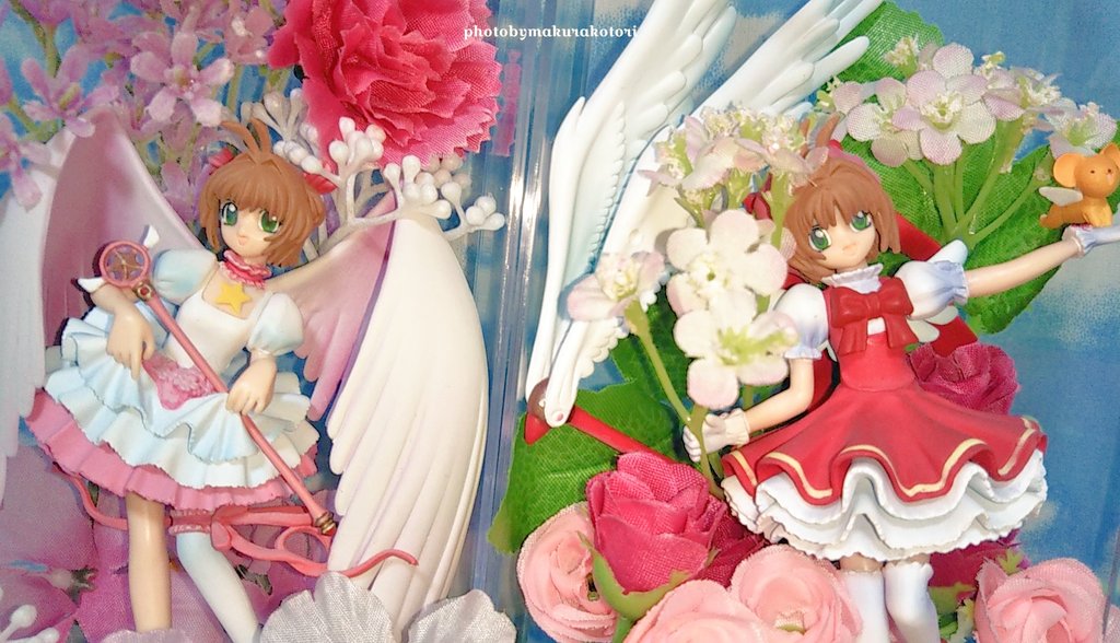 2000年代に発売された、さくらちゃんのミニフィギュアをプリザーブド