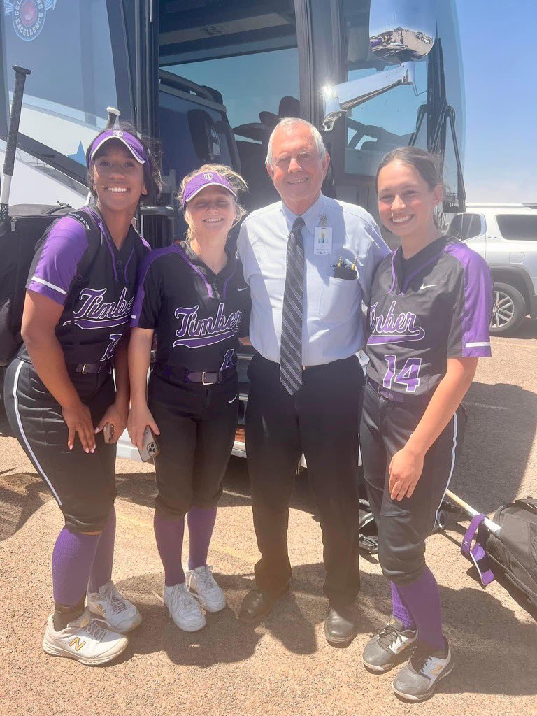 As we are getting closer to home we wanted to shout out our BIGGEST fan Terry from <a href="/lonestarcoaches/">Lone Star Coaches</a> !!!

He listened to many bus concerts, cheered for us in the heat, and got us to Odessa and Home safely! #ThankYouTerry  <a href="/KISDAthletics/">Keller ISD Athletics</a>