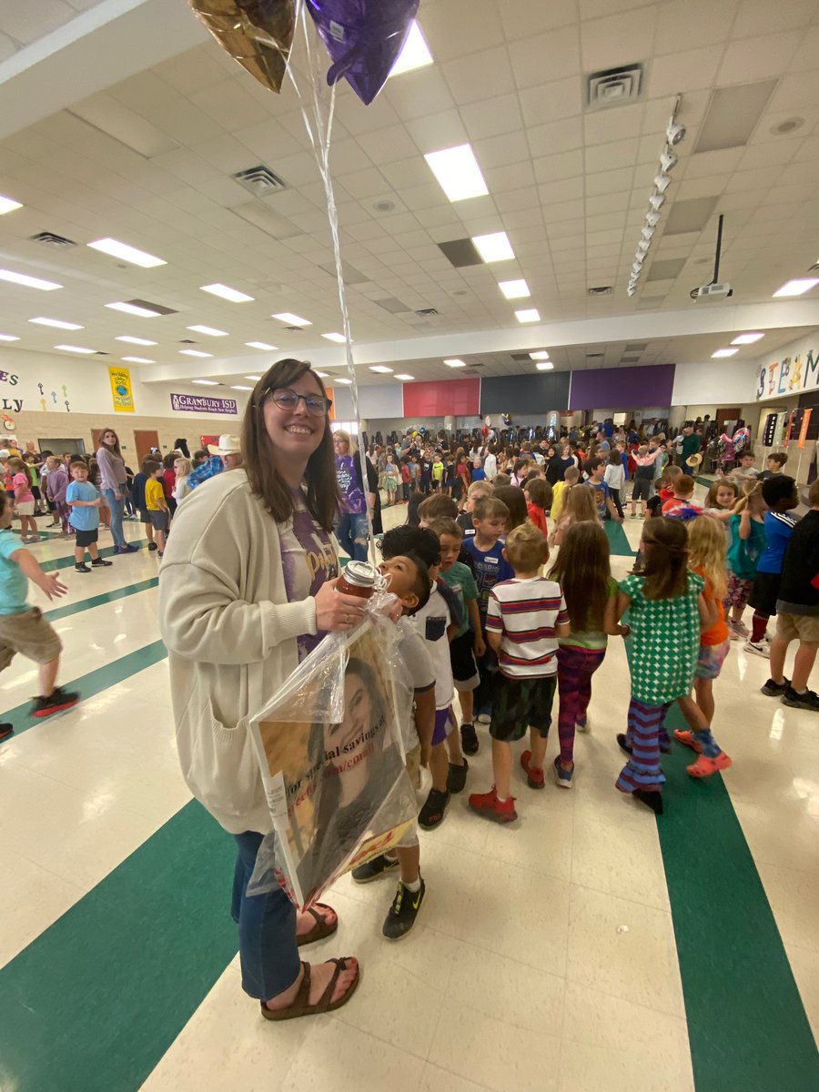 Our admin team at <a href="/mambrinosteam/">STEAM Academy at Mambrino</a> pulled off the greatest surprise in honor of Teacher Appreciation week!! Our Pep Rally turned into a special visit from our family members! So thankful to be apart of GISD! 💜💛 #noplacelikemambrino #10houses1family
