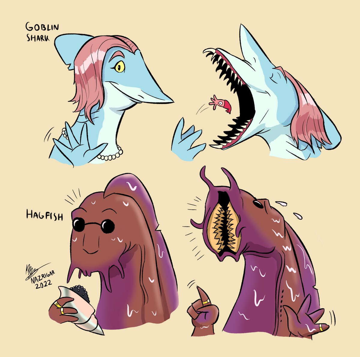 A3Dnazrigar's tweet photo. And ta-daa! My first week of Mermay drawings in one tweet!
#mermay2022 #mermay #characterdesign #creaturedesign #mermaids https://t.co/aH68sZh8JI
