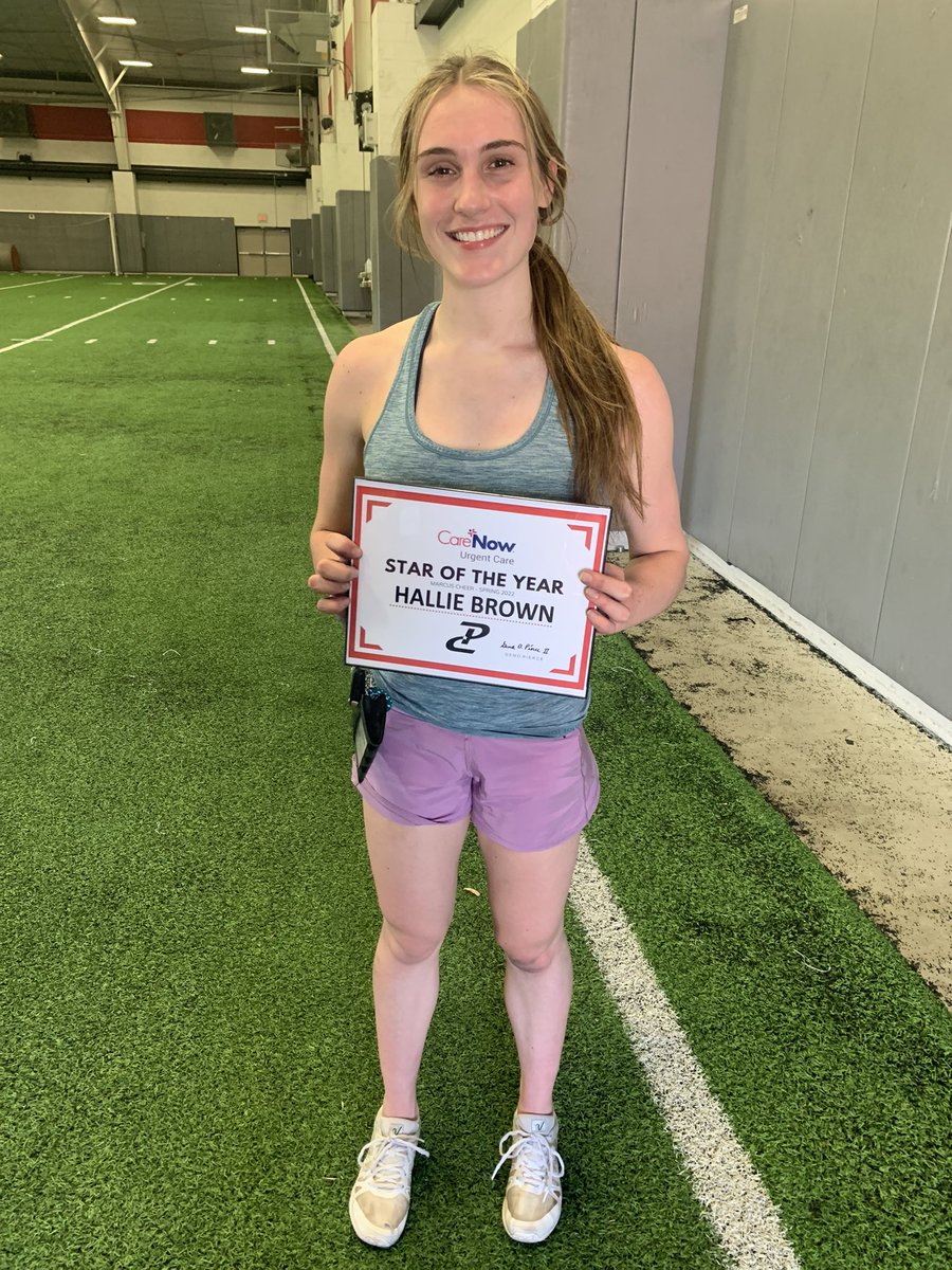 PCnowisthetime's tweet photo. It was so good to be back with @MarcusHSCheer this Spring! These ladies and our guy Tex came so far in 6 weeks! They were all in, all the time! #BeefedUp π₯©πͺ
S/o to our @CareNow βοΈ of the Year, Hallie Brown and Marcus Cheer Olympic Champs, Power Puff Girls! https://t.co/VZRJTWYnP1