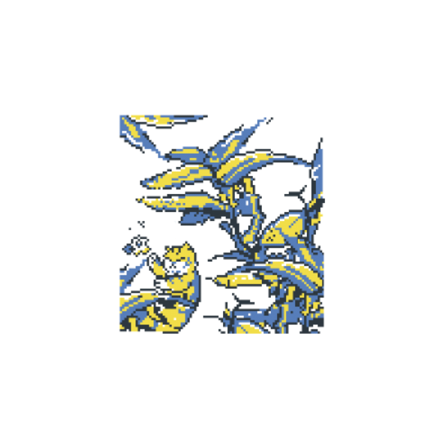 10sArtwork's tweet image. "Plant Cat #🇺🇦🇺🇦" by @rona_su2022 
So cute cat really love it😻  
Hope for peace Ukraine.
akaswap.com/akaobj/4562
#akaSwap #tezosnfts #plant #cat #pixel #gif