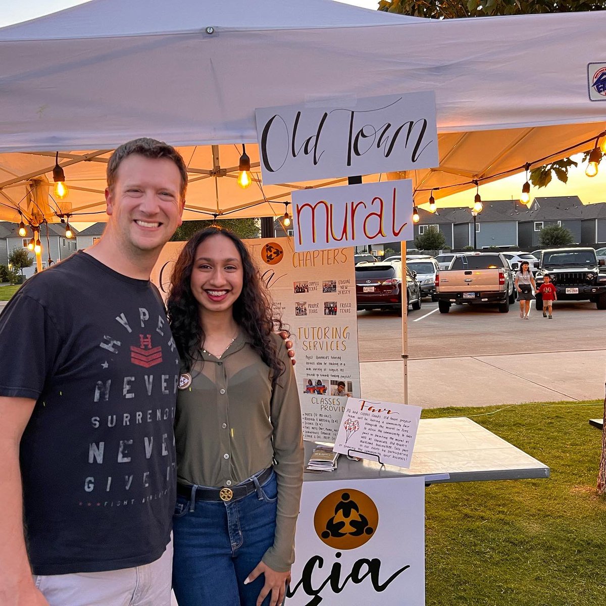 ProjectQuerenc1's tweet photo. Today PQ Coppell took on the Old Town Anniversary Fair where we presented our plan for painting a mural at the Old Town Local Diner and the Summer fair that we are going to have in June! @CityofCoppell 

#pqproud #cisd #coppellilead2022 https://t.co/tDnTOVWSA2