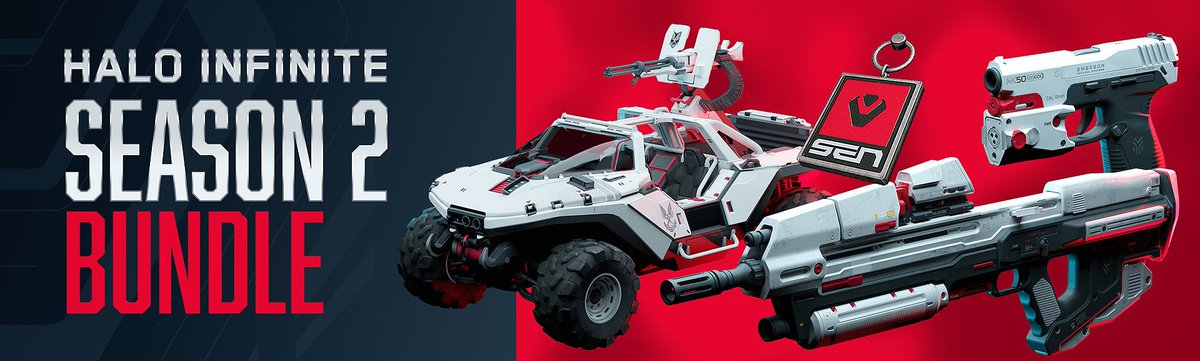 BashFooth's tweet image. Season 2 skins are live in Halo Infinite and I got a code for the @Sentinels bundle! I've already snagged the bundle so I'm going to give the code to someone who follows and retweets! I'll do the giveaway tomorrow evening!