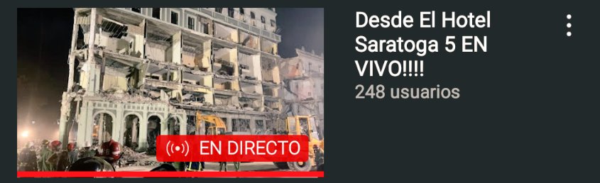 dZURDA_soy's tweet photo. HOTEL Saratoga. MIRA lo que está sucediendo justo AHORA desde este 🔴directo https://t.co/if9i2imCnN