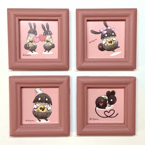 #デザフェス55  に参加します!

▶︎M319-320
▶︎両日出展
▶︎出展名_weird eggy

タマゴノマモノのミニ原画やグッズを販売しています🥚✨気になるタマゴがいましたらぜひ遊びに来て下さい😊

@designfesta 