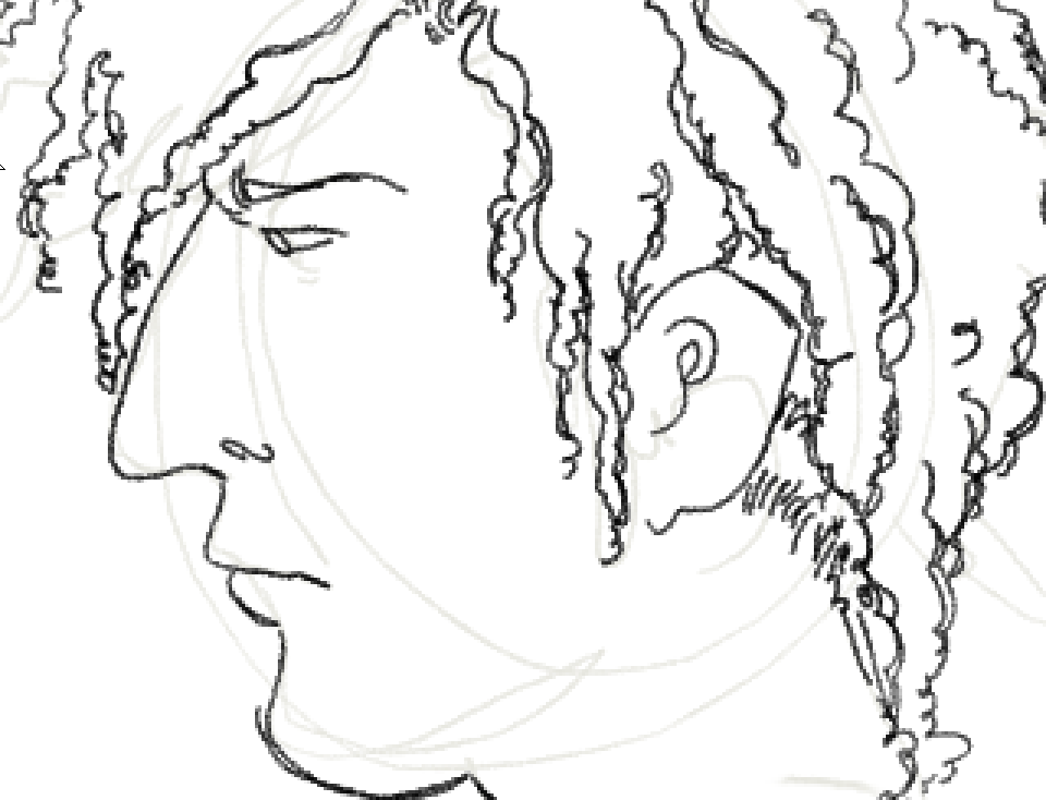 my eyeballs can always tell when the ear is just a little too far back or down but what is my art if not slightly to the left wonky