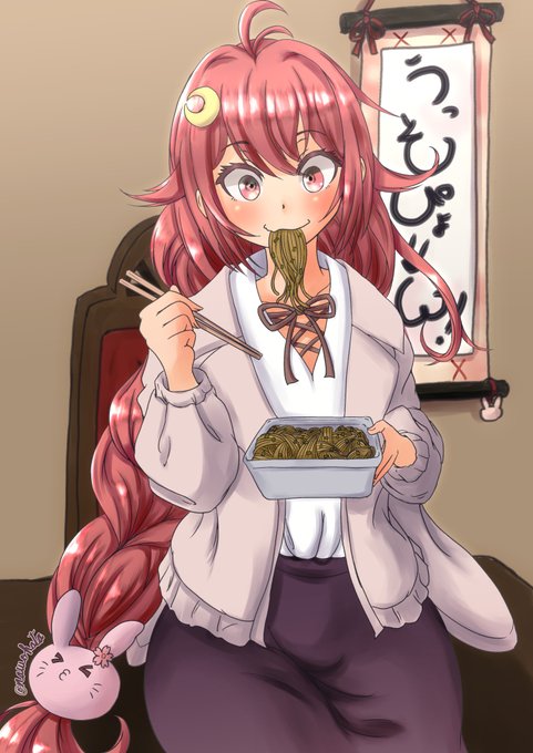 執務室でやきそばを食べている春衣装の卯月を描かせていただきました!(通算3枚目のやきそばうーちゃん…)
今回は嬉しいことにSkebからのご依頼でした☺️
この度はありがとうございました!
#艦これ 