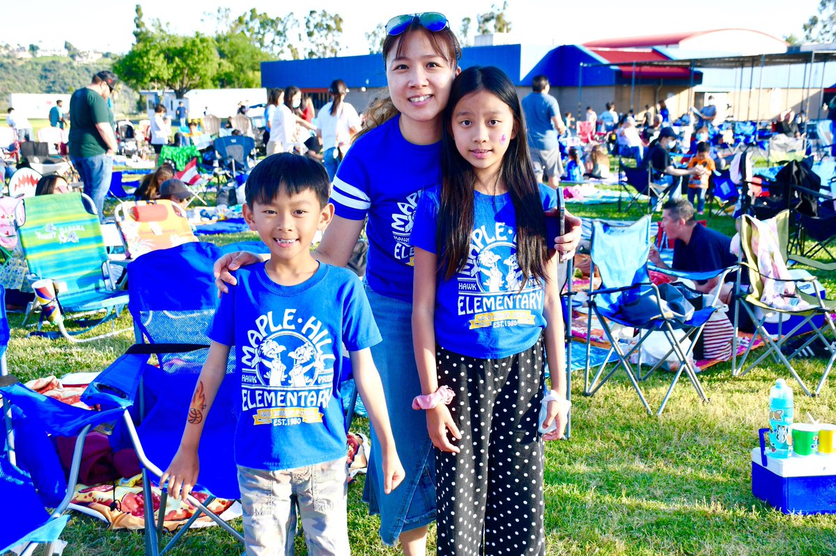 WVUSD_Tweet's tweet image. Movie Night Under The Stars! Hundreds of @WVUSDmaplehill families gather tonight for food, fun, and free showing of Disney’s “Encanto”. “We wanted to thank our families for all their support!”shared Principal Kim McNeil.
#TogetherAgain #ReconnectRestoreReimagine