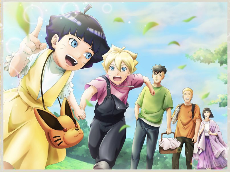 NDC on X: Uzumaki Family Picnic #naruto #boruto #hinata #himawari #kawaki  #art #narutoart #borutoart  / X