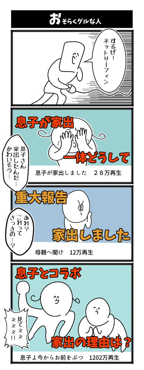 【おそらくグルな人】

#初投稿です #4コマ 