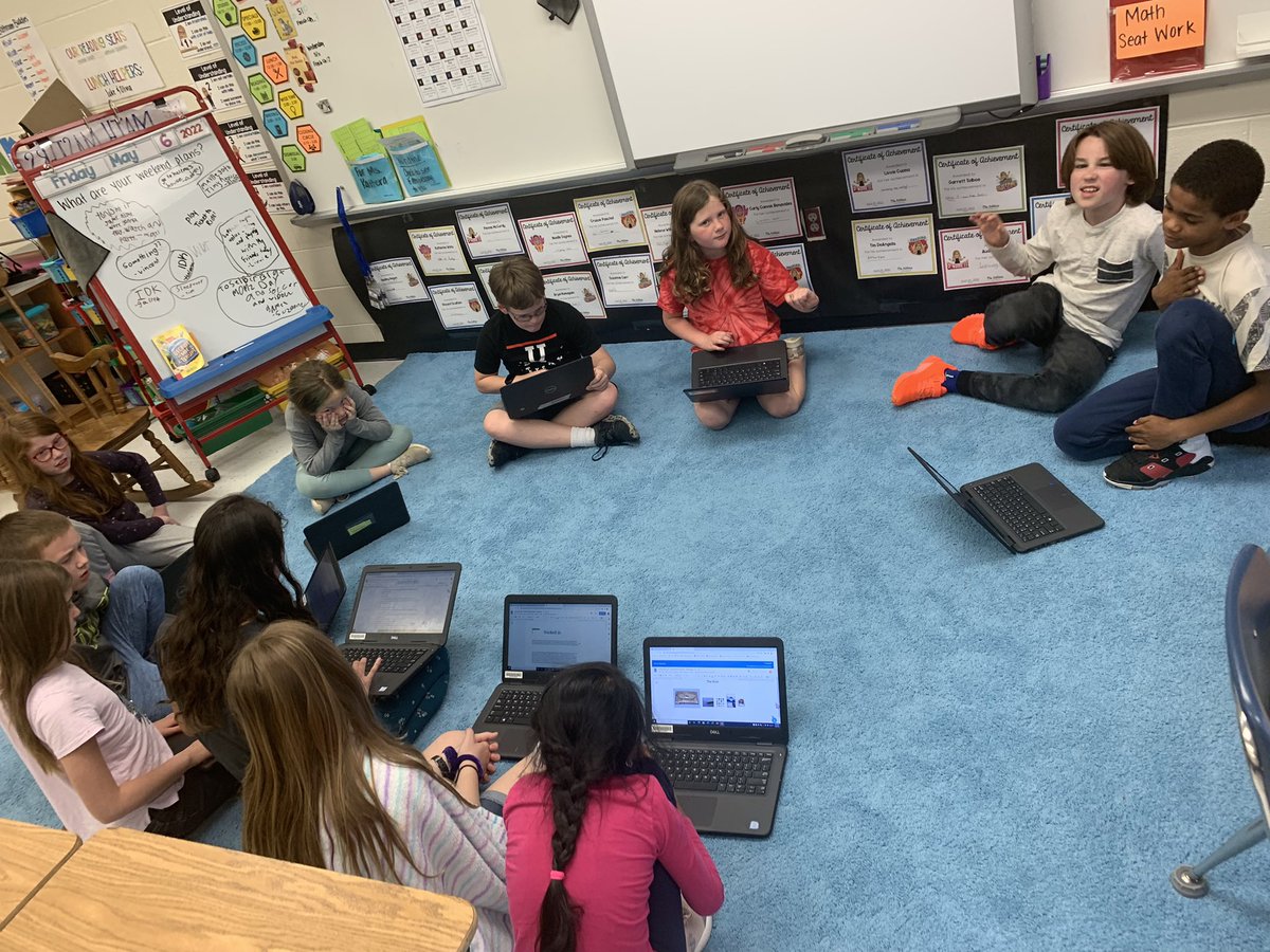 These Ss make me so proud! They’ve shown their kindness and compassion toward others in the greatest ways. 

This week, while recording our class podcast, they found ways to include our classmates that choose not to share their voice. Their inclusive nature fills my heart! ❤️