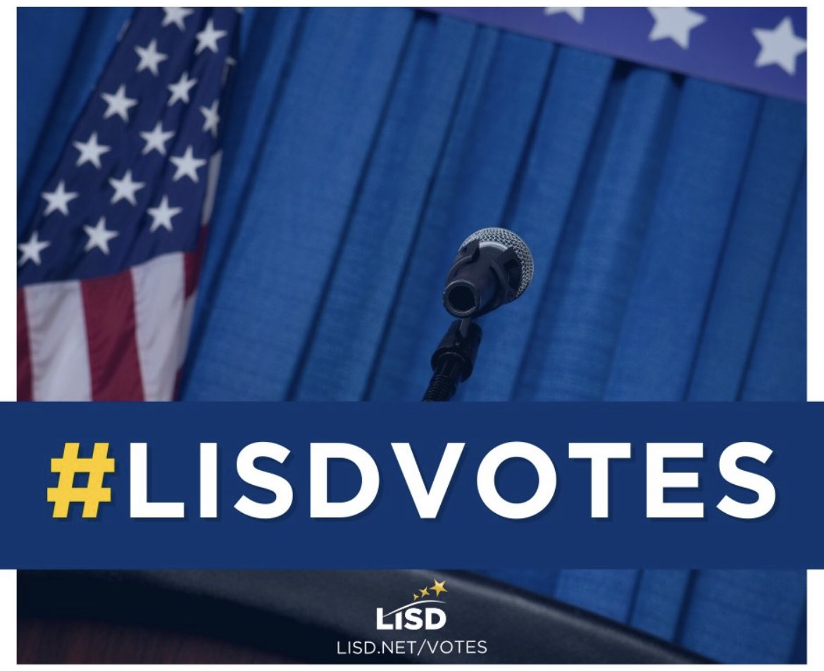 TracySMiller's tweet photo. Vote tomorrow 7-7 at your precinct.  City and School Board races are critical for our area.  

Make a difference!! @LewisvilleISD @TSMiller4LISD https://t.co/VuWWUHBrj5