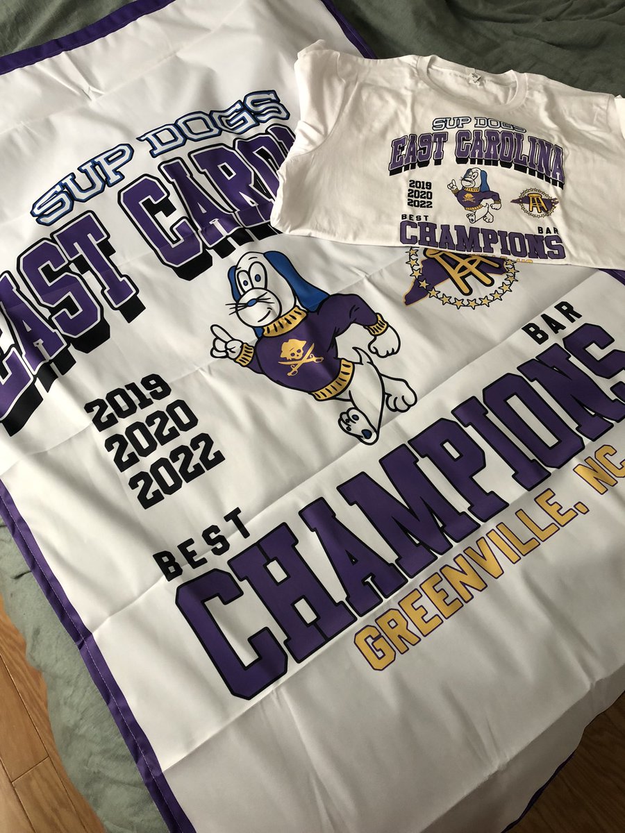 bdibernard's tweet photo. #BestBarSupDogs #BarstoolBestBar #RevengeTourComplete @SupDogsECU @barstoolecu https://t.co/Zt66knt4di