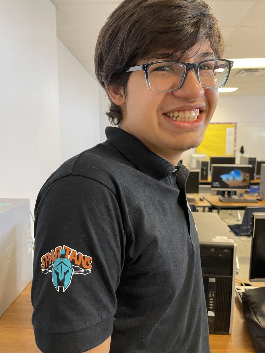 RMoralesPHHS's tweet photo. @PHills_HS Practicum of IT students finally get some Spartan gear of their own! Thank you to @RedDeadRene for creating our new logo &amp; to Mr. David Leal for printing the shirts!
#SparTechs #SISD_CTE #TeamSISD https://t.co/YWcVmSwTcB