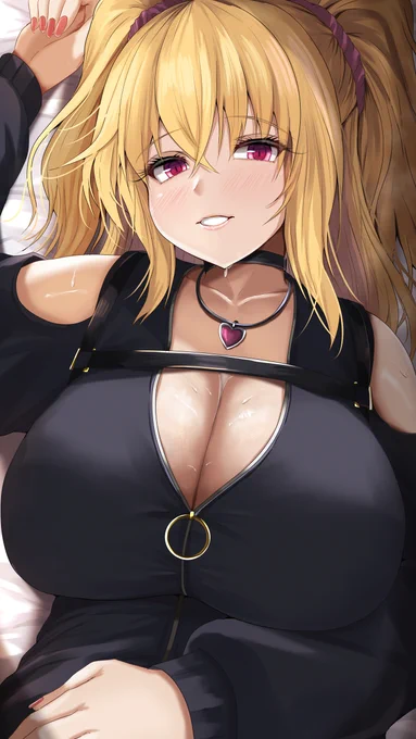 私服で寝ちゃって暑さで寝苦しくて起きちゃったギャルちゃん 