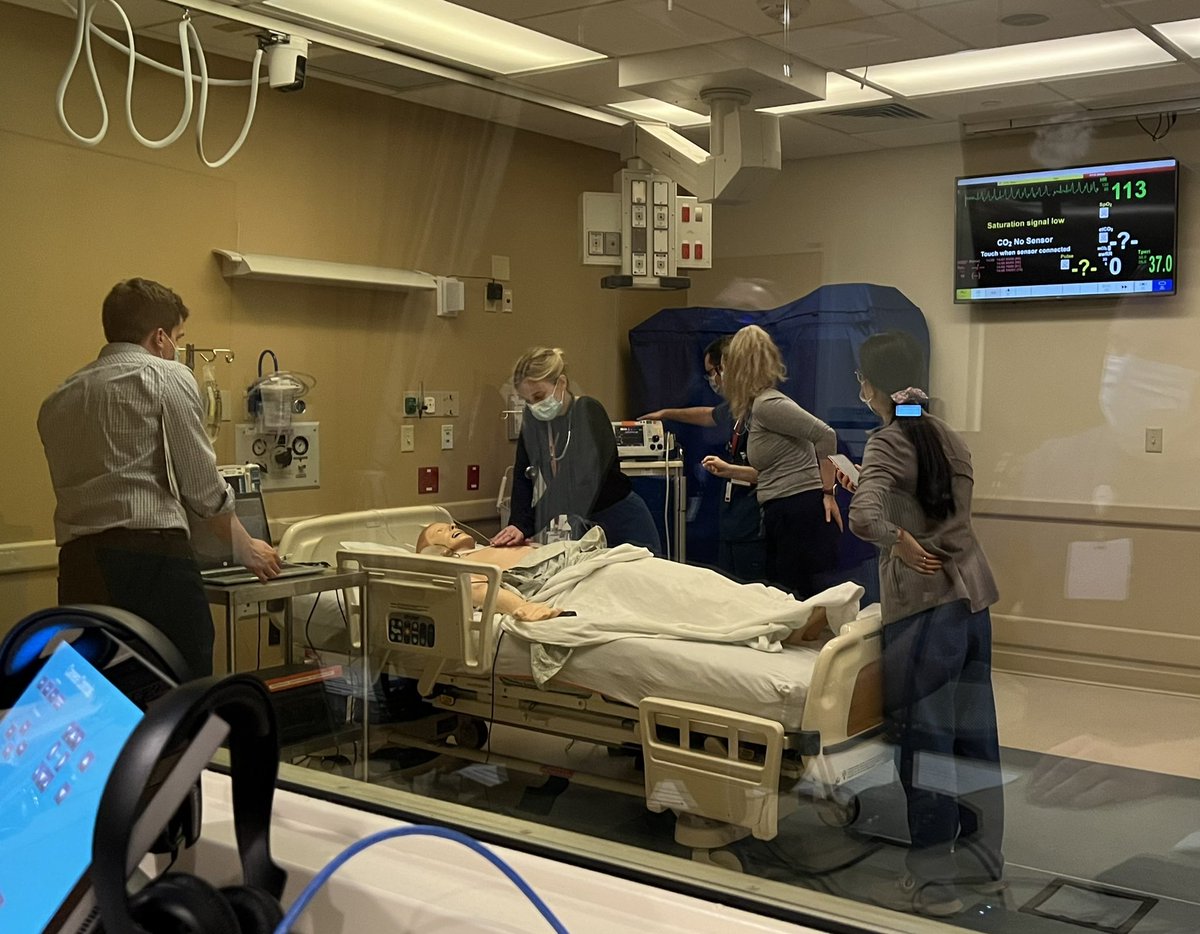 Alexandra Wick, MD (@alexwickmd) on Twitter photo Exciting day for UW IM residents at the sim center! “Mock Code 201” pilot for senior residents in one room and POCUS training for interns across the hall. The manikin was lucky to be in the hands of these excellent doctors! <a href="/ScLaurenzo/">Scott Laurenzo</a> <a href="/uw_IMresidency/">UW IM Residency</a> <a href="/WIsimulation/">UW Health Clinical Simulation Program</a> <a href="/uw_medicine/">University of Wisconsin Department of Medicine</a> Exciting day for UW IM residents at the sim center! “Mock Code 201” pilot for senior residents in one room and POCUS training for interns across the hall. The manikin was lucky to be in the hands of these excellent doctors! <a href="/ScLaurenzo/">Scott Laurenzo</a> <a href="/uw_IMresidency/">UW IM Residency</a> <a href="/WIsimulation/">UW Health Clinical Simulation Program</a> <a href="/uw_medicine/">University of Wisconsin Department of Medicine</a>