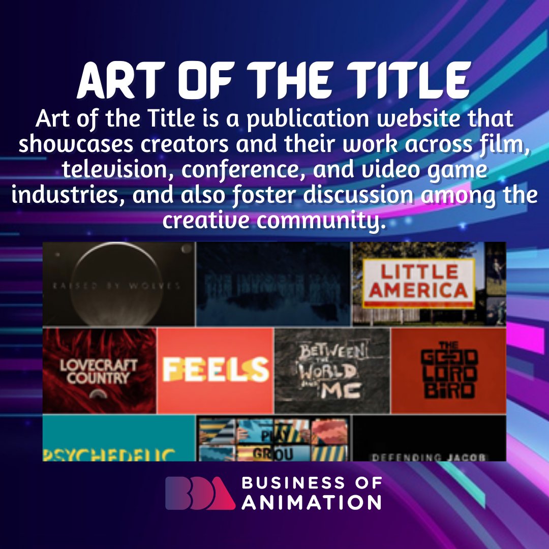 animationbiz's tweet photo. 9 Animation Websites To Get Inspiration From:
1. Stash
2. Inspiration Grid
3. Art Of The Title
#AnimationWebsite #AnimationWebsites #AnimationInspiration #AnimatorInspiration #SourceForInspiration #AnimationBusiness #AnimatedBusiness #AnimatorsBusiness #AnimationStudio https://t.co/4lt6x2q4b3
