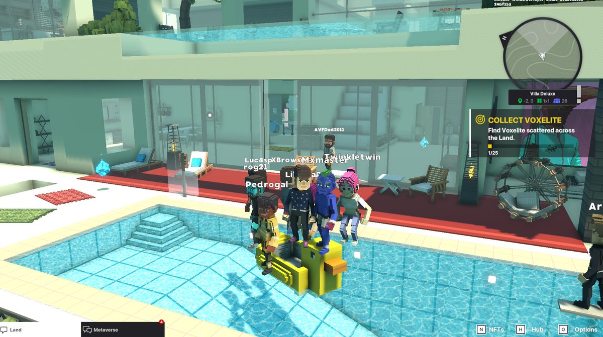 NFTwizrard's tweet photo. @TheSandboxGame duck in da pool :D https://t.co/xf1bW1UMNv