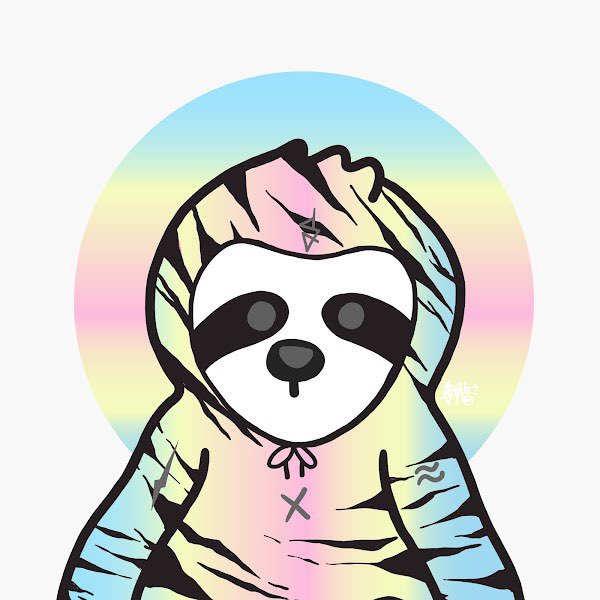 WildCharmander2's tweet photo. I feel super lucky to have snagged this beautiful Sloth today. If you have not yet followed @ChilledSLOTHnft and @Timmyham you are missing out on an amazing community! https://t.co/YYAwQdmivK
