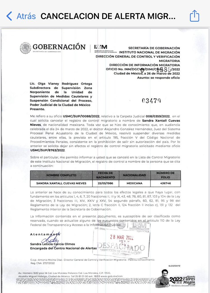 SandraCuevas_'s tweet photo. Si puedo salir del país. 

Los invito a dejar de lado temas que solo generan especulación y controversia, enfoquémonos en el progreso que estamos generando en #Cuauhtémoc a pesar de la persecución política.

Saludos.
#SandraCuevasAlcaldesa https://t.co/2z89qz1RNq