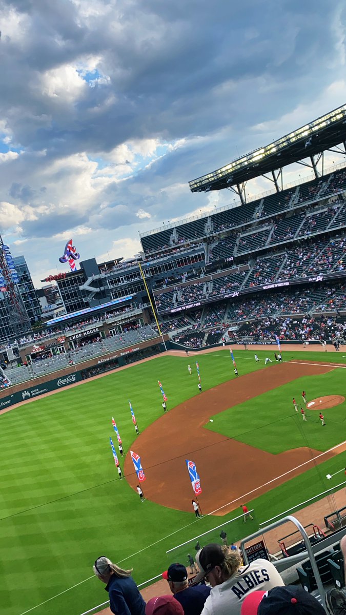 lkj1997's tweet photo. Let’s go @Braves ⚾️ #chopon #fortheA #HankAaronWeek https://t.co/Wwd2KD2JjD