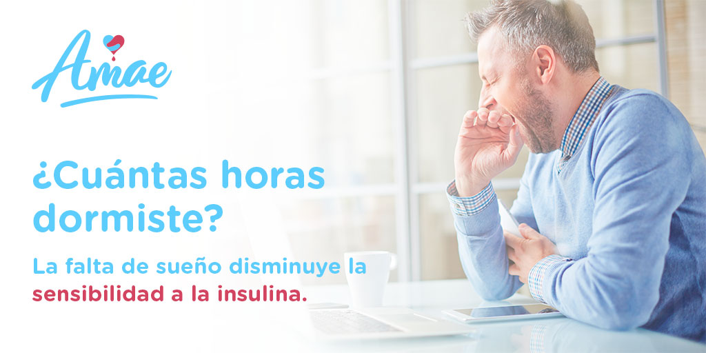 amae_community's tweet photo. Dormir bien: otra manera de controlar tus niveles de #glucosa.

Cuando se duerme poco, los niveles de #cortisol (la hormona del #estrés) se elevan, lo que hace que los tejidos sean menos sensibles a la #insulina y haya más glucosa en la sangre. 

#diabetes #diabetes1 #diabetes2 https://t.co/fvqAfDzKCw