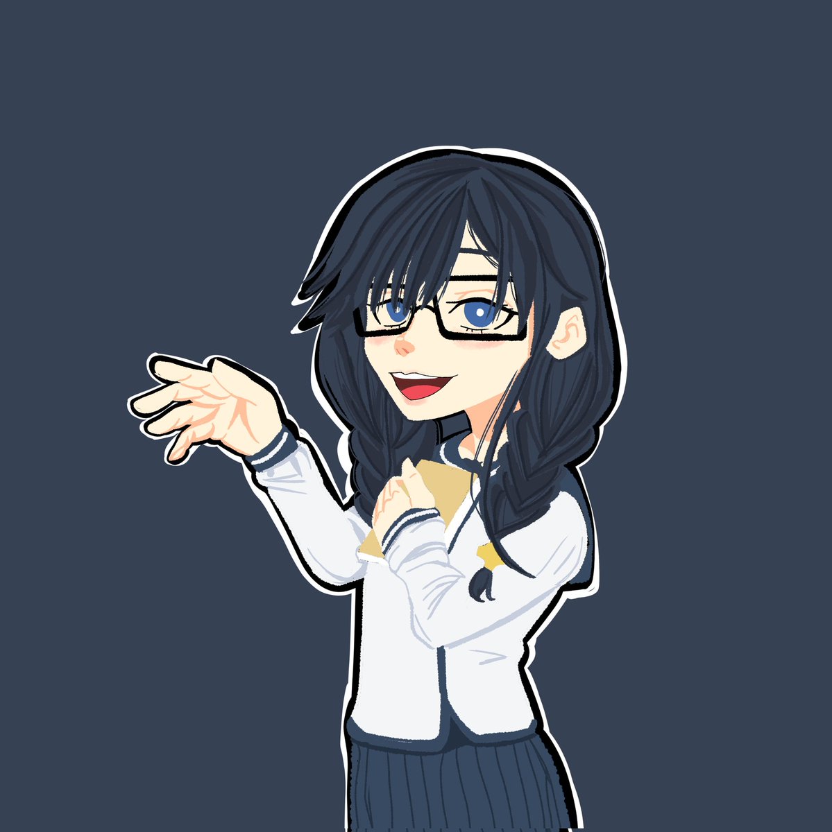 FarveRan's tweet photo. Holis, hice un fanart de un personaje que amo, que me encanta, hablo de sumireko sanshokuin o Pansy, pa los compas. La verdad que este personaje me dejó enamorado al ver el animé, por eso decidí dibujarla a mi estilo. 

#sumirekosanshokuin #sanshokuinsumireko #oresuki https://t.co/ZzoigpeHxx