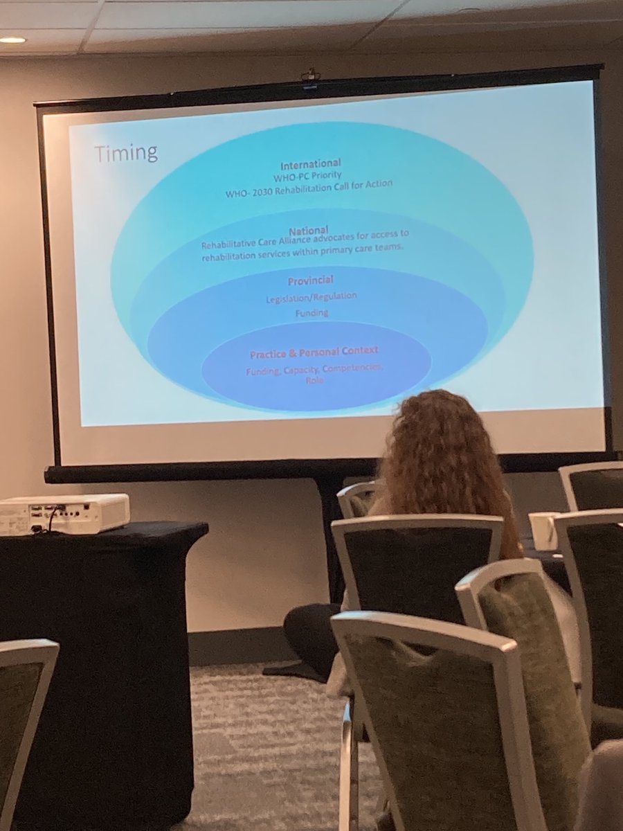 Yes the time is right for Occupational therapy in primary care ⁦<a href="/CAOT_ACE/">CAOT_ACE</a>⁩ ⁦<a href="/thewfot/">WFOT</a>⁩ @FamPhysCan⁩ ⁦<a href="/CMA_Docs/">Canadian Medical Association</a>⁩ #CAOT2022 #OT365 ⁦