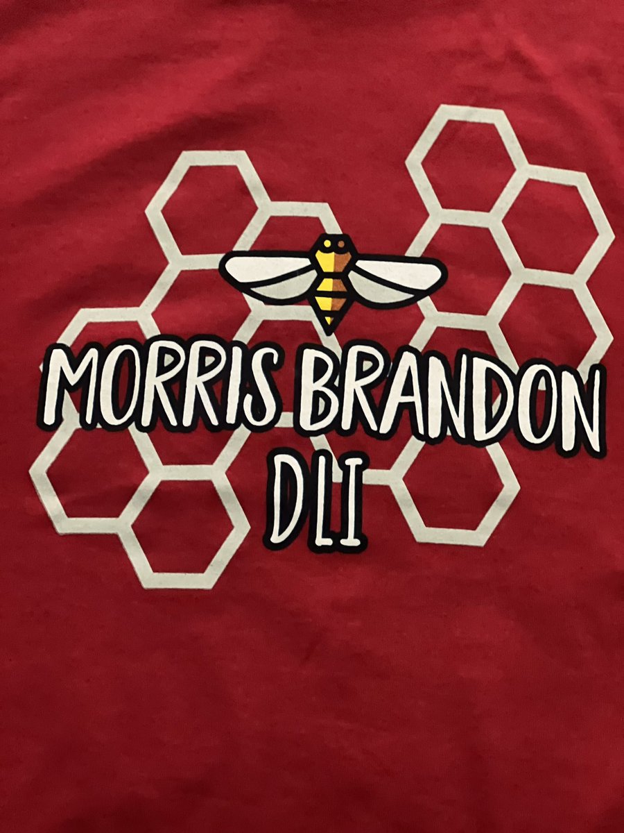 We got our t-shirts! First DLI cohort of students to graduate from Morris Brandon #biliterate #dli #5togrado #proudteachers @jbland100 @mbpcaps @KathrynNails @MsSmall2016 @KathrynNails @APSDualLang