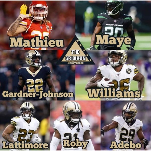 KipCullen's tweet photo. Fiya ass secondary for @Saints in 2022! #whodat https://t.co/fxDqnqmC1z