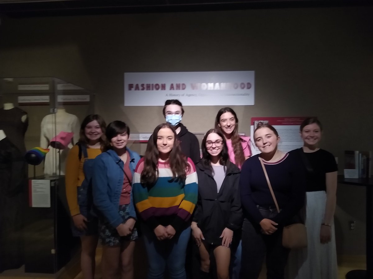 VernonMrs's tweet photo. Had an amazing day with this crew visiting the Textile and Clothing Museum at ISU for our Lit 190 class. https://t.co/5vBIEIZfIA