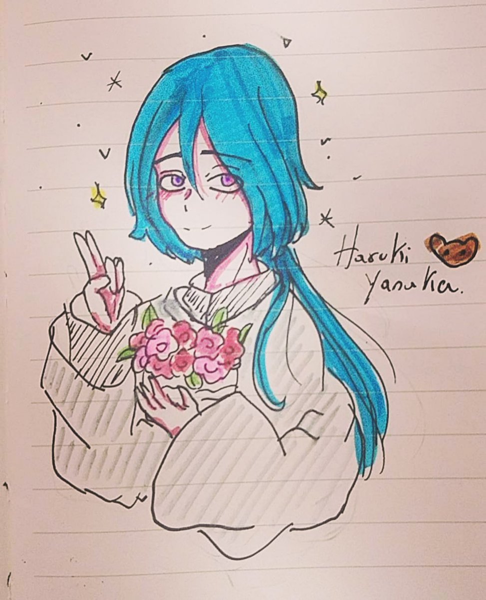 Agat_Doon's tweet photo. He is my oc's cousin, haruki yanaka, at 21 if he hadn't died. 😔😭💕💕 https://t.co/xOArF2U4t5