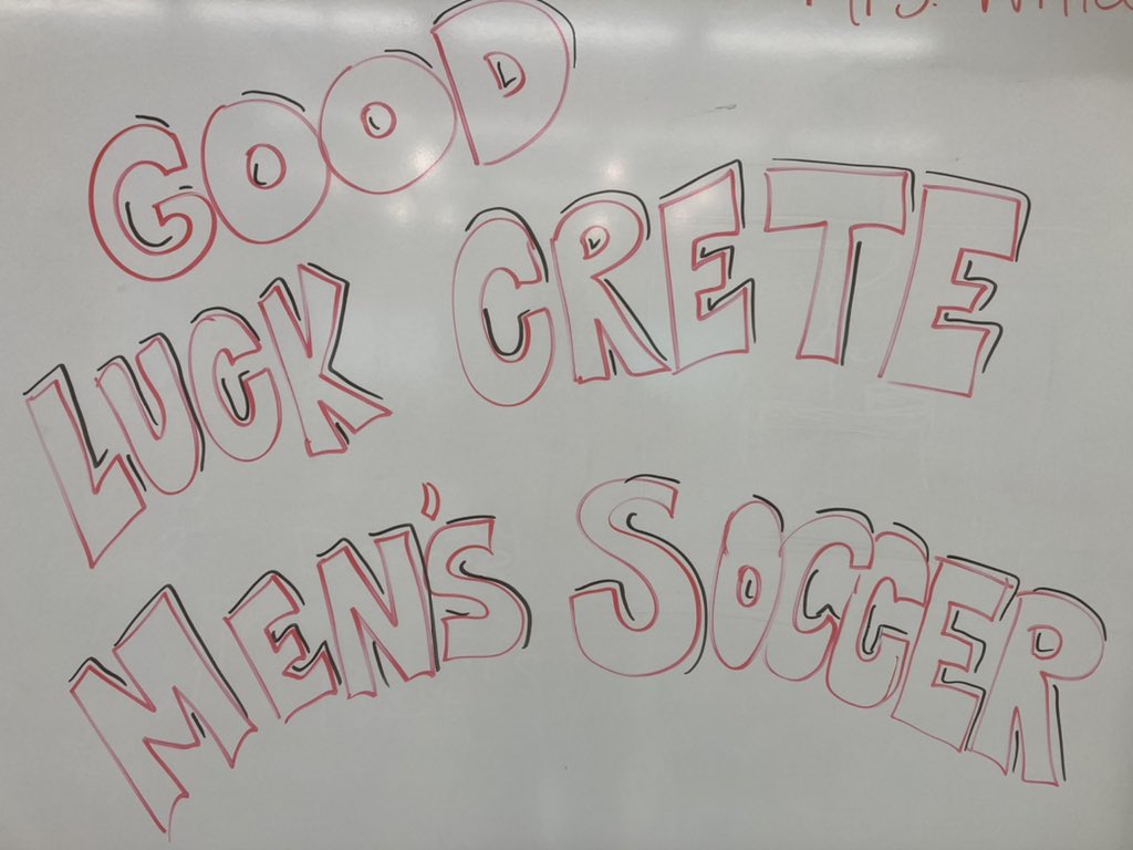 Coach_DSpence's tweet image. It is sounding like Crete hs students can get into the district final for free tomorrow if they show their student ID (there will be a Crete person checking ID’s and marking down attendance) let’s pack the stadium for the boys tomorrow!