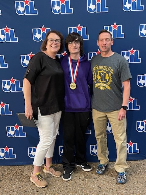 Congratulations to Nathan Dunlap! Indivual State Champion in Computer Science. @fairfield_hs @fairfieldisd 🦅🥇🏆👏