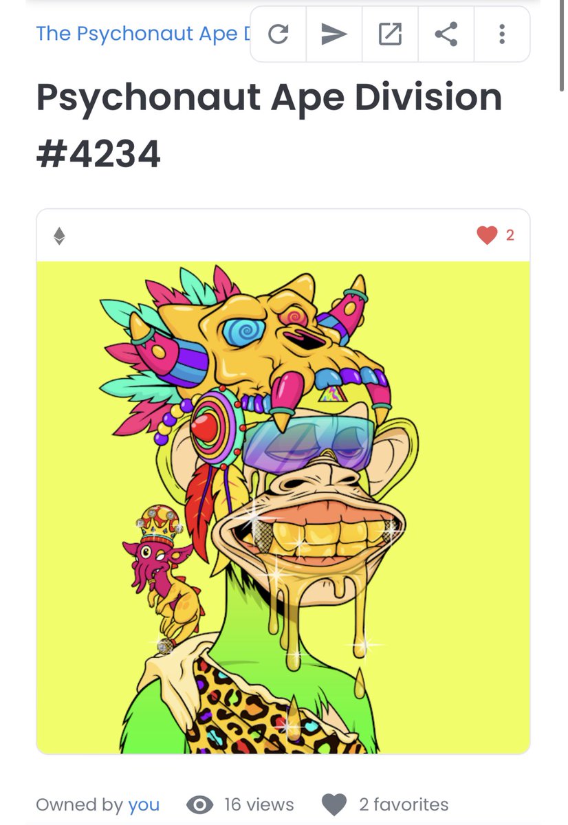 ⚡️ #NFT GIVEAWAY ⚡️

Alright another <a href="/PsychonautApeD/">Psychonaut Ape Division</a> cuz they are SO UNDERVALUED right now COME GET THIS FREAK 😤

RULES
⚡️FOLLOW ME AND @ZeussWorld 
⚡️RETWEET
⚡️TAG A SIMP

WINNER IN 24 HOURS ⏳

#NFTGiveaway #NFTdrop #NFTs #PAD #BAYC #MAYC #BTC #ETH