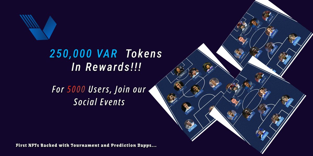AIRDROP002_'s tweet photo. 🍾5000 Winners will receive 40 VAR Token each.
To Join, 
☂️Follow us on Twitter > @Airdrop002_
☂️Retweet this post, like and Tag 3 Friends. 
☂️ Submit Address here > https://t.co/TRcCRKYih3 https://t.co/KAFQeE84aV