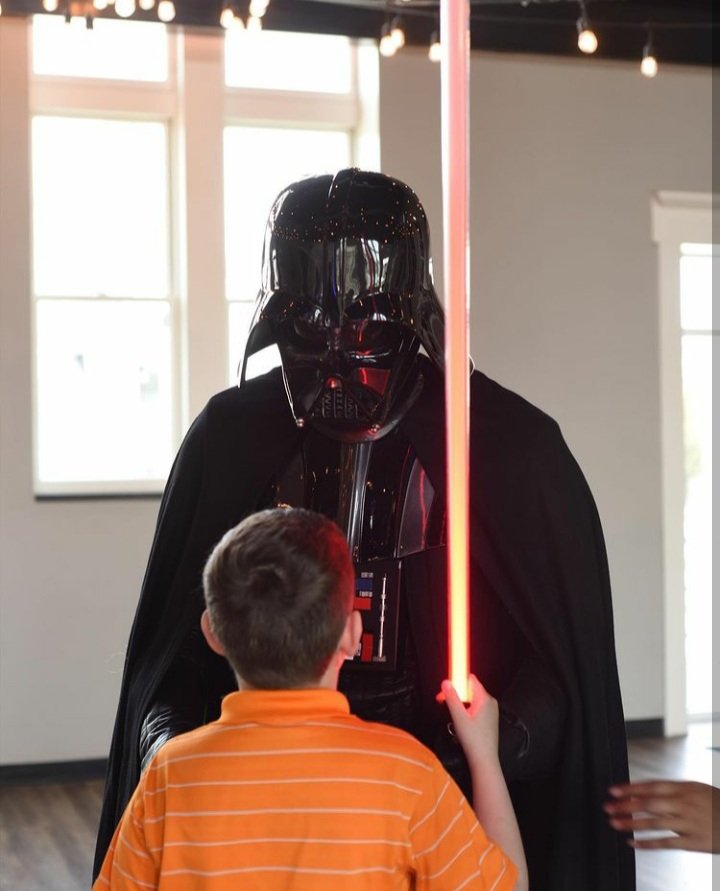 Bloodfin's tweet photo. On (4/22/22) the Bloodfin Garrison teamed up with @MosEspaBase for a visit to Cornerstone Autism Center in Greenwood.
#starwarsindiana #501st #rebellegion #MosEspaBase #autismawareness https://t.co/8MYiaJuREO