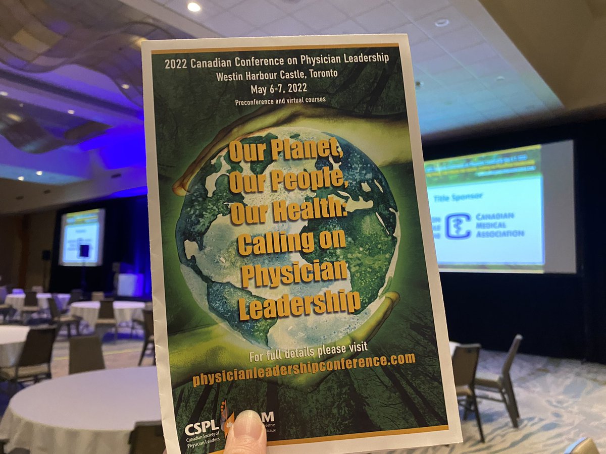 courtghoward's tweet photo. Thrilled about to have a #planetaryhealth theme at the Canadian Conference on Physician Leadership! #CCPL2022 
#Progress :)
@ph_alliance @TheLancetPlanet @LancetCountdown @GCHAlliance @CAPE_ACME @CMA_Docs https://t.co/eGDfyLn8Ty