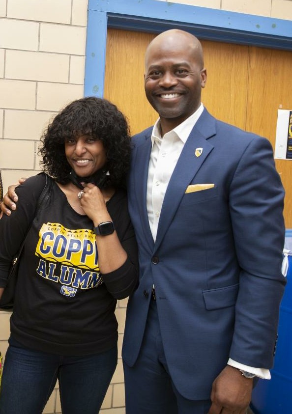 CoppinPresident's tweet photo. After addressing the seniors at #Mervo during Decision Day, I met an alum who's daughter will join #Coppin this fall. Mom was so emotional. She noted her husband passed this year, and his wish was for their daughter to attend #Coppin. #BeyondHumbled
#ExperinceTheTransformation https://t.co/6l3Rp0yImZ