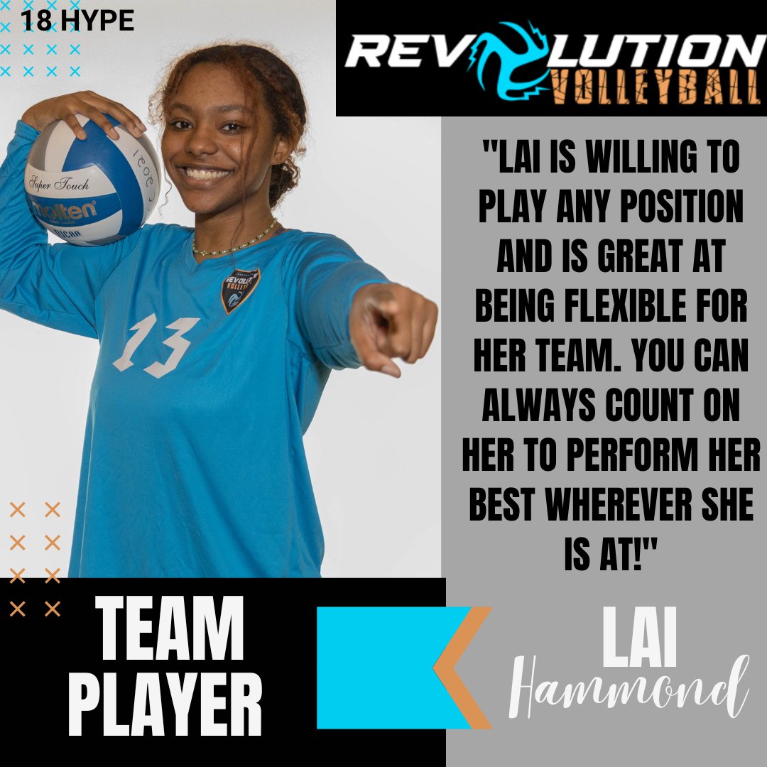 REVOVBALL's tweet photo. 🚨 Shoutout alert 🚨
This week REVO Coaches recognize these athletes for their ability to be a TEAM PLAYER! #revolutionvolleyball #revovball #revitup #culture #teamplayer #shoutout https://t.co/jtaMgYE6ep