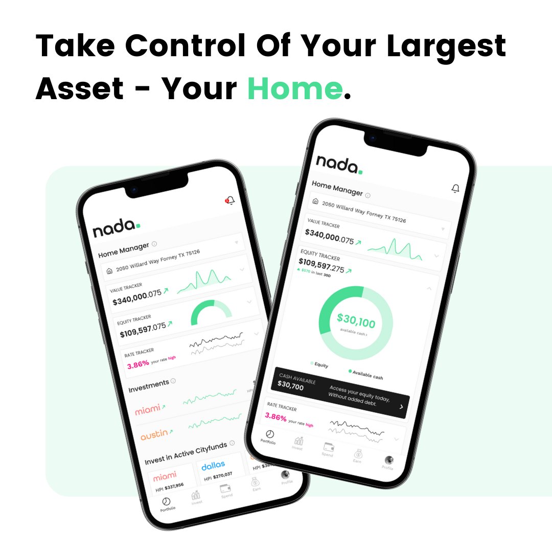 nada_finance's tweet photo. Manage your #Home w/ ease!
Monitor ur home's financial position. π Track asset value, #equity, & mortgage rate in real time! Put ur home to work for u w/ Nadaβs FREE #HomeManager tool!
SignUp today! ----> https://t.co/SGYXVwvDaA
#joinnada #nada #home #homeowner #realestate https://t.co/61AFIxAIR8
