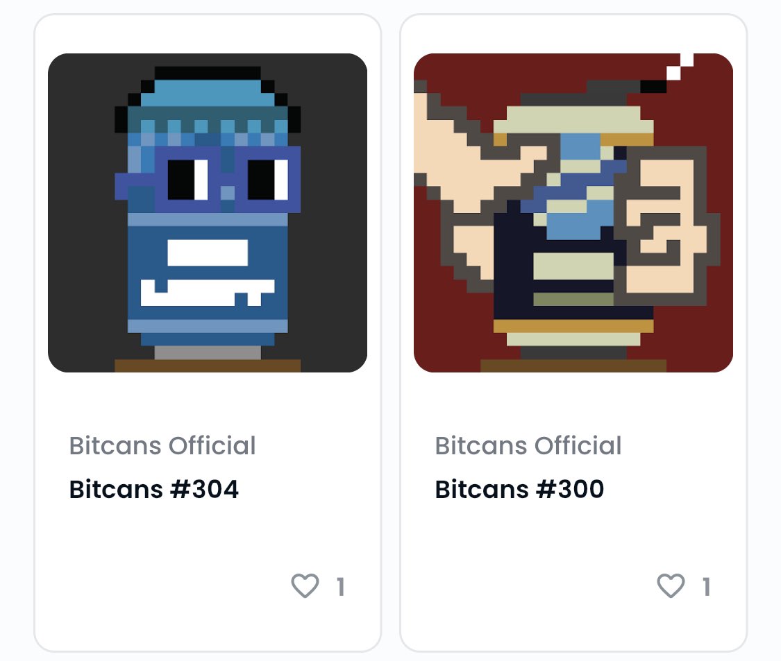 CertifiedCrypt0's tweet photo. @BitcansNFT sooo 🔥🔥🔥Will be minting more tomorrow https://t.co/fbN7oSu9tM