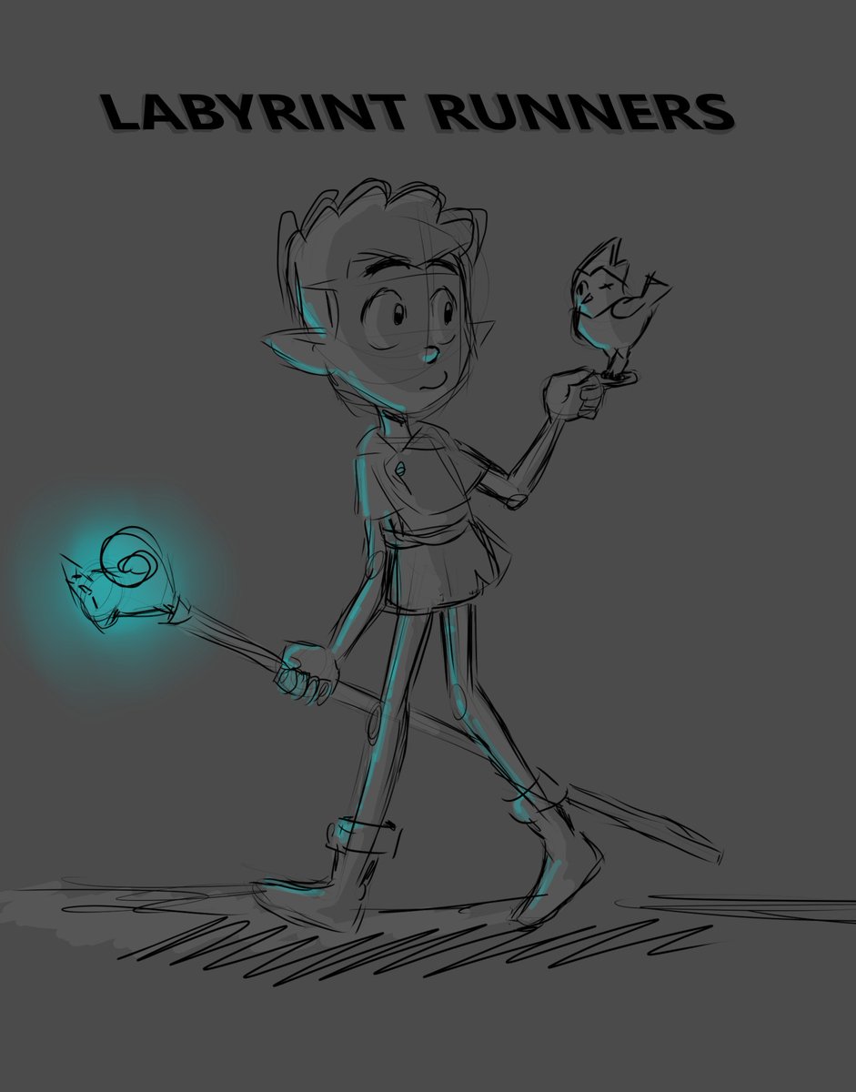 Kartohkaq's tweet photo. little sketch for the upcoming series 
[ #TheOwlHouseSeason2 #TOH #TheOwlHouse #GUSWEEK2022 ] https://t.co/fWi5rjsuHE