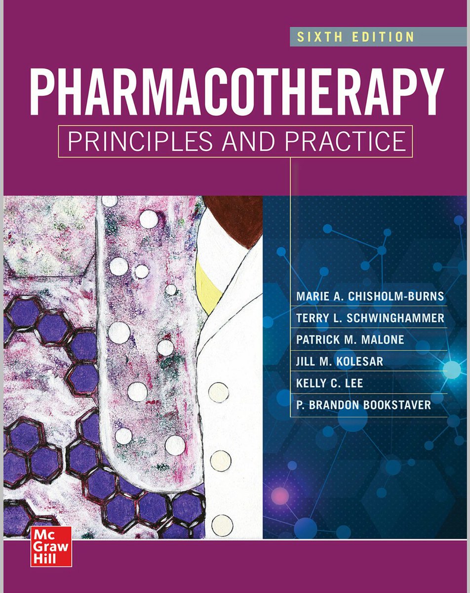 majedalhoriby's tweet photo. نزل اخيرا كتاب ديبرو الرائع للثيرابي 2022😍
Pharmacotherapy 
Principles and Practice
 6th Edition 
رابط الكتاب تلجرام
https://t.co/F0STwpmPte https://t.co/4XPlfYw4Py
