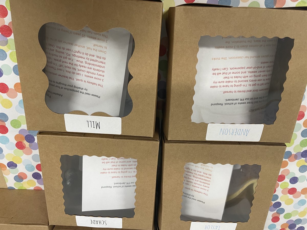 RQSFleetridge's tweet photo. Our school family enjoyed serving our teachers and staff this week. It's such a small token to show our appreciation. Thank you FR team for all that you do. #FRPROUD https://t.co/JBDSkDZlBK
