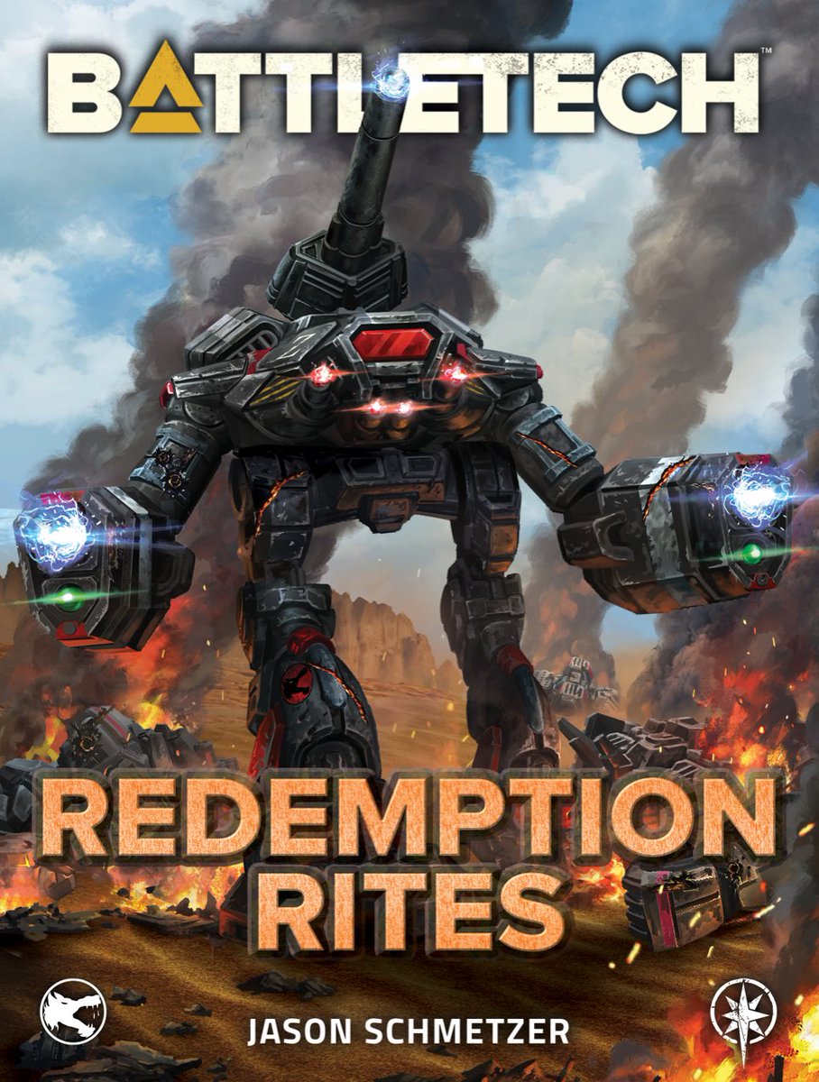 CGL_BattleTech's tweet photo. Whether you’re looking for new fiction, some new battlefields, or something a little less…serious…we’ve got it for you, available now - including the new novel Redemption Rites by Jason Schmetzer! https://t.co/RyvBNnM9p6 https://t.co/my6LfPiYmY